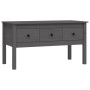 Solid gray pine wood coffee table 102x49x55 cm by vidaXL, Coffee table - Ref: Foro24-820943, Price: 121,01 €, Discount: %