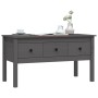 Solid gray pine wood coffee table 102x49x55 cm by vidaXL, Coffee table - Ref: Foro24-820943, Price: 121,01 €, Discount: %