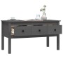 Solid gray pine wood coffee table 102x49x55 cm by vidaXL, Coffee table - Ref: Foro24-820943, Price: 121,01 €, Discount: %