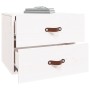 Wand-Nachttische 2 Stück weiß 50x36x40 cm von vidaXL, Schließfächer und Lagerschränke - Ref: Foro24-820979, Preis: 91,06 €, R...