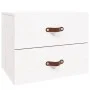 Wand-Nachttische 2 Stück weiß 50x36x40 cm von vidaXL, Schließfächer und Lagerschränke - Ref: Foro24-820979, Preis: 90,22 €, R...