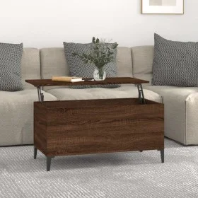 Couchtisch aus braunem Eichensperrholz, 90 x 44,5 x 45 cm von vidaXL, Couchtisch - Ref: Foro24-819595, Preis: 69,45 €, Rabatt: %