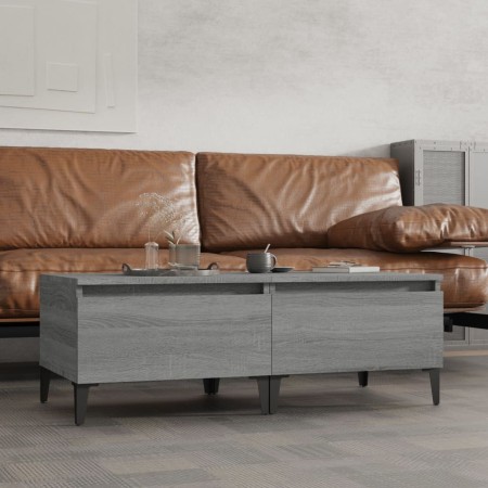 Side tables 2 units gray Sonoma plywood 50x46x35 cm by vidaXL, Side tables - Ref: Foro24-819529, Price: 70,23 €, Discount: %