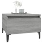 Side tables 2 units gray Sonoma plywood 50x46x35 cm by vidaXL, Side tables - Ref: Foro24-819529, Price: 70,23 €, Discount: %