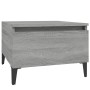 Side tables 2 units gray Sonoma plywood 50x46x35 cm by vidaXL, Side tables - Ref: Foro24-819529, Price: 70,23 €, Discount: %