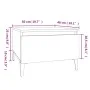 Side tables 2 units gray Sonoma plywood 50x46x35 cm by vidaXL, Side tables - Ref: Foro24-819529, Price: 59,10 €, Discount: %