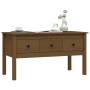 Solid pine honey brown coffee table 102x49x55 cm by vidaXL, Coffee table - Ref: Foro24-820944, Price: 120,33 €, Discount: %