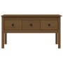 Solid pine honey brown coffee table 102x49x55 cm by vidaXL, Coffee table - Ref: Foro24-820944, Price: 120,33 €, Discount: %