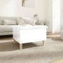 Beistelltisch aus glänzend weißem Sperrholz, 50 x 46 x 35 cm von vidaXL, Seitentische - Ref: Foro24-819504, Preis: 46,59 €, R...