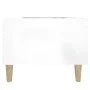 Beistelltisch aus glänzend weißem Sperrholz, 50 x 46 x 35 cm von vidaXL, Seitentische - Ref: Foro24-819504, Preis: 46,00 €, R...