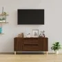Mueble para TV madera contrachapada marrón roble 102x44,5x50 cm de vidaXL, Muebles TV - Ref: Foro24-819603, Precio: 84,43 €, ...