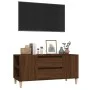 Mueble para TV madera contrachapada marrón roble 102x44,5x50 cm de vidaXL, Muebles TV - Ref: Foro24-819603, Precio: 84,43 €, ...