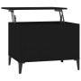 Couchtisch aus schwarzem Sperrholz, 60 x 44,5 x 45 cm von vidaXL, Couchtisch - Ref: Foro24-819573, Preis: 65,74 €, Rabatt: %