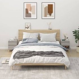 Nachttische 2 Einheiten betongrau 40x35x50 cm von vidaXL, Schließfächer und Lagerschränke - Ref: Foro24-821835, Preis: 85,70 ...