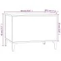 Couchtisch aus schwarzem Sperrholz, 60 x 44,5 x 45 cm von vidaXL, Couchtisch - Ref: Foro24-819573, Preis: 64,83 €, Rabatt: %