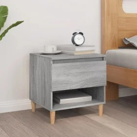 Mesita de noche madera contrachapada gris Sonoma 50x46x50 cm de vidaXL, Mesitas de noche - Ref: Foro24-819544, Precio: 44,24 ...