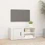 Weißer glänzender Sperrholz TV-Ständer 80x31,5x36 cm von vidaXL, TV-Möbel - Ref: Foro24-819440, Preis: 47,14 €, Rabatt: %