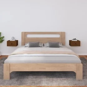 Wand-Nachttisch 2 Stück honigbraun 40x29,5x22 cm von vidaXL, Schließfächer und Lagerschränke - Ref: Foro24-820993, Preis: 49,...