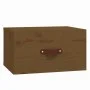 Wall bedside table 2 pcs honey brown 40x29.5x22 cm by vidaXL, Lockers and storage cabinets - Ref: Foro24-820993, Price: 49,56...