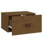 Wall bedside table 2 pcs honey brown 40x29.5x22 cm by vidaXL, Lockers and storage cabinets - Ref: Foro24-820993, Price: 49,56...