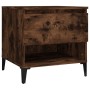 Side table made of smoked oak plywood, measuring 50x46x50 cm. by vidaXL, Side tables - Ref: Foro24-819558, Price: 53,08 €, Di...