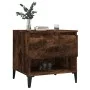 Side table made of smoked oak plywood, measuring 50x46x50 cm. by vidaXL, Side tables - Ref: Foro24-819558, Price: 52,44 €, Di...