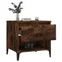 Side table made of smoked oak plywood, measuring 50x46x50 cm. by vidaXL, Side tables - Ref: Foro24-819558, Price: 52,44 €, Di...