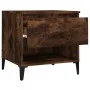 Side table made of smoked oak plywood, measuring 50x46x50 cm. by vidaXL, Side tables - Ref: Foro24-819558, Price: 52,44 €, Di...