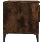 Beistelltisch aus geräuchertem Eichensperrholz 50x46x50 cm von vidaXL, Seitentische - Ref: Foro24-819558, Preis: 52,44 €, Rab...