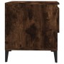Side table made of smoked oak plywood, measuring 50x46x50 cm. by vidaXL, Side tables - Ref: Foro24-819558, Price: 53,08 €, Di...