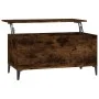 Smoked oak plywood coffee table 90x44.5x45 cm by vidaXL, Coffee table - Ref: Foro24-819593, Price: 67,48 €, Discount: %