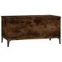 Smoked oak plywood coffee table 90x44.5x45 cm by vidaXL, Coffee table - Ref: Foro24-819593, Price: 67,48 €, Discount: %