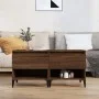 Side tables 2 units brown oak plywood 50x46x50 cm by vidaXL, Side tables - Ref: Foro24-819563, Price: 79,05 €, Discount: %