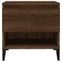 Mesas auxiliares 2 uds contrachapada roble marrón 50x46x50 cm de vidaXL, Mesas auxiliares - Ref: Foro24-819563, Precio: 79,05...
