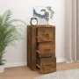 Smoked oak plywood sideboard 40x33x70 cm by vidaXL, Sideboards - Ref: Foro24-819425, Price: 71,70 €, Discount: %