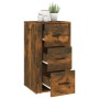 Sideboard aus geräuchertem Eichensperrholz, 40 x 33 x 70 cm von vidaXL, Sideboards - Ref: Foro24-819425, Preis: 72,72 €, Raba...