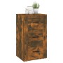 Sideboard aus geräuchertem Eichensperrholz, 40 x 33 x 70 cm von vidaXL, Sideboards - Ref: Foro24-819425, Preis: 72,72 €, Raba...