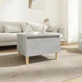 Concrete gray plywood side table 50x46x35 cm by vidaXL, Side tables - Ref: Foro24-819508, Price: 42,06 €, Discount: %