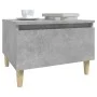 Mesa auxiliar de madera contrachapada gris hormigón 50x46x35 cm de vidaXL, Mesas auxiliares - Ref: Foro24-819508, Precio: 42,...