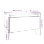Beistelltisch aus betongrauem Sperrholz, 50 x 46 x 35 cm von vidaXL, Seitentische - Ref: Foro24-819508, Preis: 42,56 €, Rabat...