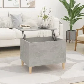 Concrete gray plywood coffee table 60x44.5x45 cm by vidaXL, Coffee table - Ref: Foro24-819568, Price: 73,73 €, Discount: %