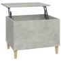 Mesa de centro madera contrachapada gris hormigón 60x44,5x45 cm de vidaXL, Mesas de centro - Ref: Foro24-819568, Precio: 74,9...