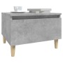 Mesas auxiliares 2 uds contrachapada gris hormigón 50x46x35 cm de vidaXL, Mesas auxiliares - Ref: Foro24-819509, Precio: 73,64 €