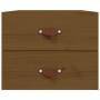 Wand-Nachttische 2 Stück honigbraun 50x36x40 cm von vidaXL, Schließfächer und Lagerschränke - Ref: Foro24-820983, Preis: 86,1...