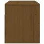Mesitas de noche de pared 2 uds marrón miel 50x36x40 cm de vidaXL, Taquillas y armarios de almacenamiento - Ref: Foro24-82098...