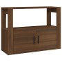 Oak brown plywood sideboard 80x30x60 cm by vidaXL, Sideboards - Ref: Foro24-819459, Price: 64,30 €, Discount: %