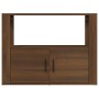 Sideboard aus braunem Eichensperrholz, 80 x 30 x 60 cm von vidaXL, Sideboards - Ref: Foro24-819459, Preis: 64,30 €, Rabatt: %