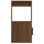 Oak brown plywood sideboard 80x30x60 cm by vidaXL, Sideboards - Ref: Foro24-819459, Price: 64,30 €, Discount: %
