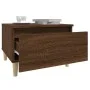 Beistelltisch aus braunem Eichensperrholz, 50 x 46 x 35 cm von vidaXL, Seitentische - Ref: Foro24-819514, Preis: 32,00 €, Rab...