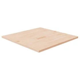 Untreated oak wood square table top 80x80x2.5cm by vidaXL, Table tops - Ref: Foro24-342932, Price: 90,21 €, Discount: %